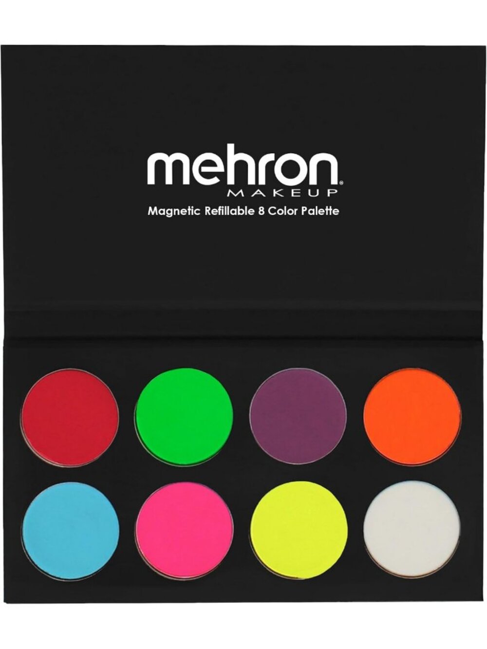 Mehron Makeup Paradise FX - NEON UV GLOW PALETTE, Water-Activated Paint